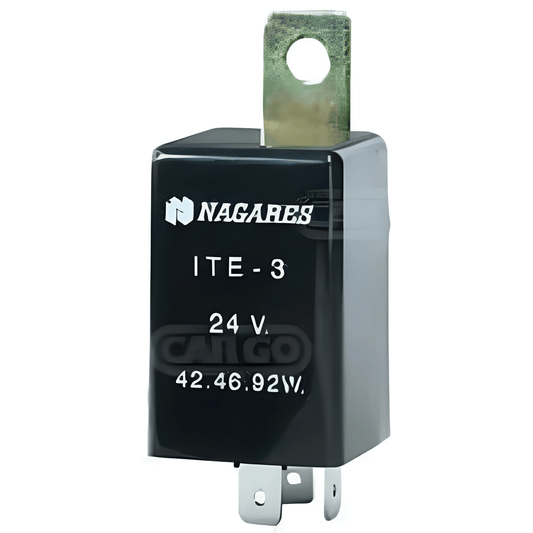 3 Pin Flasher Relay Indicators 24V Unit 48W Max Light Turn Signal Cargo 160313 - Mid-Ulster Rotating Electrics Ltd