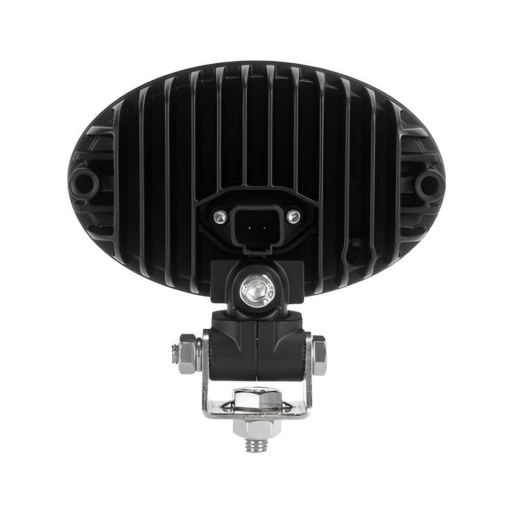 back view of 40 Watt LED Oval Flood Beam Work Light, Dual Mount Swivel (9-32V, IP68, EMC) LED Global LG974