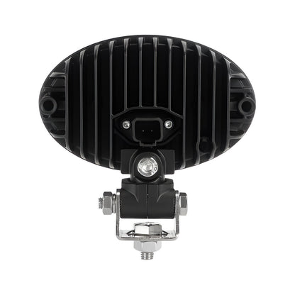back view of 40 Watt LED Oval Flood Beam Work Light, Dual Mount Swivel (9-32V, IP68, EMC) LED Global LG974