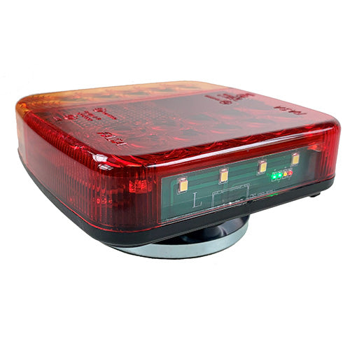Magnetic Wireless Rechargeable Led Pod Lamps Set 12v Stop Tail Indicator Number Plate Maypole MP44974