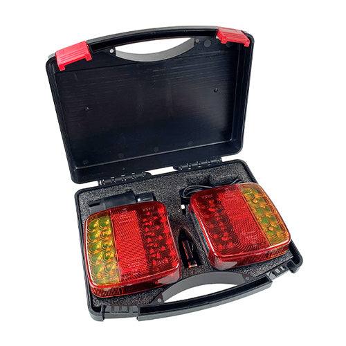 Magnetic Wireless Rechargeable Led Pod Lamps Set 12v Stop Tail Indicator Number Plate Maypole MP44974