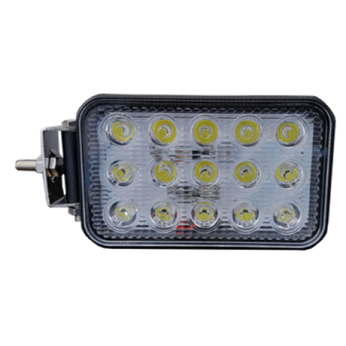 A rectangular 45 watt adjustable LED work light with multiple LED bulbs visible, designed for vehicle lighting.