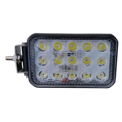 A rectangular 45 watt adjustable LED work light with multiple LED bulbs visible, designed for vehicle lighting.