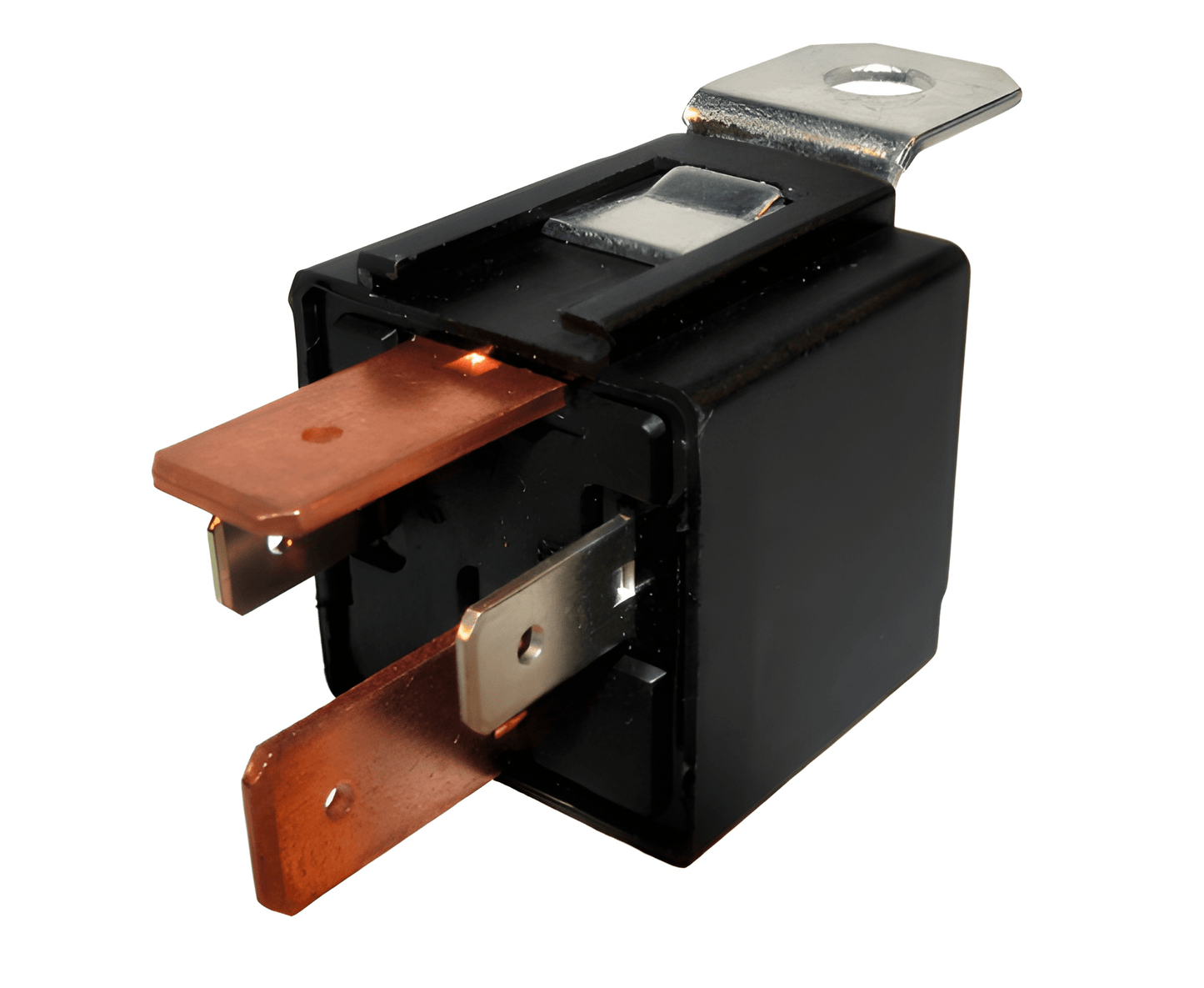 4 pin relay switch on a white background