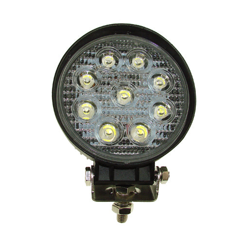 Genuine Maypole 12v / 24v round led work lamp work lamp 1400 lumens 15w 9 leds 9x3w MP5068