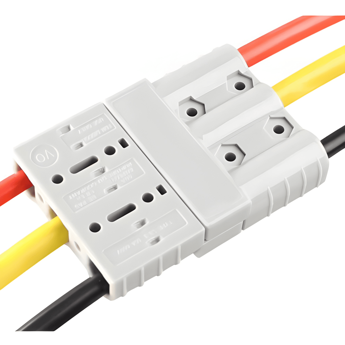 50A 3 Pin Grey DC Power Connector Anderson type plug GAC50 3 by MURE Heavy-duty quick connect