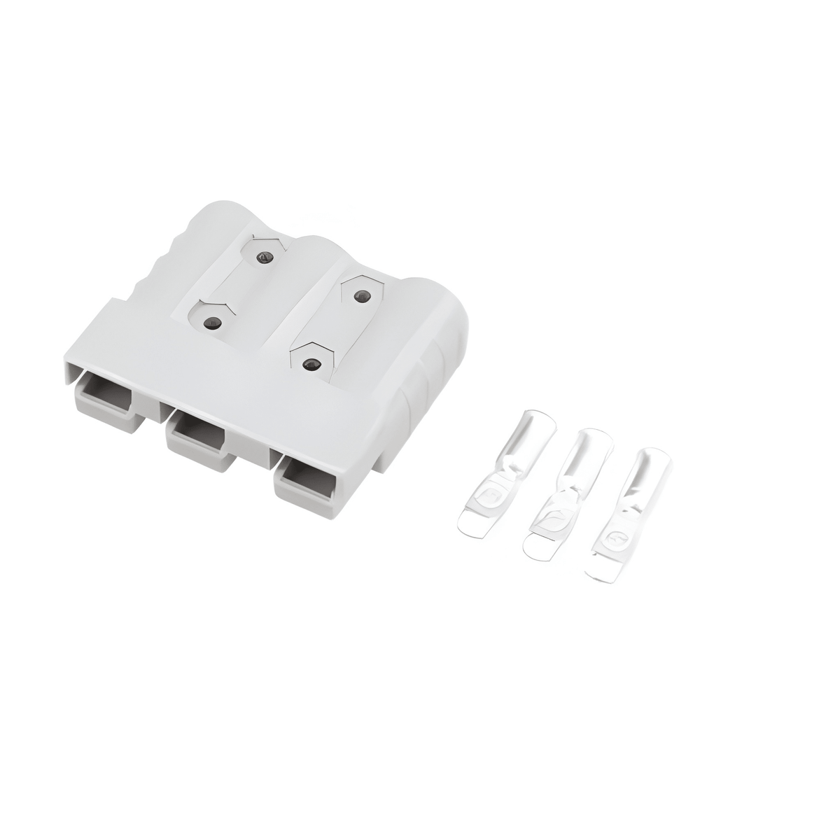 50A 3 Pin Grey DC Power Connector Anderson Type Quick Connect Plug GAC50 3 by MURE