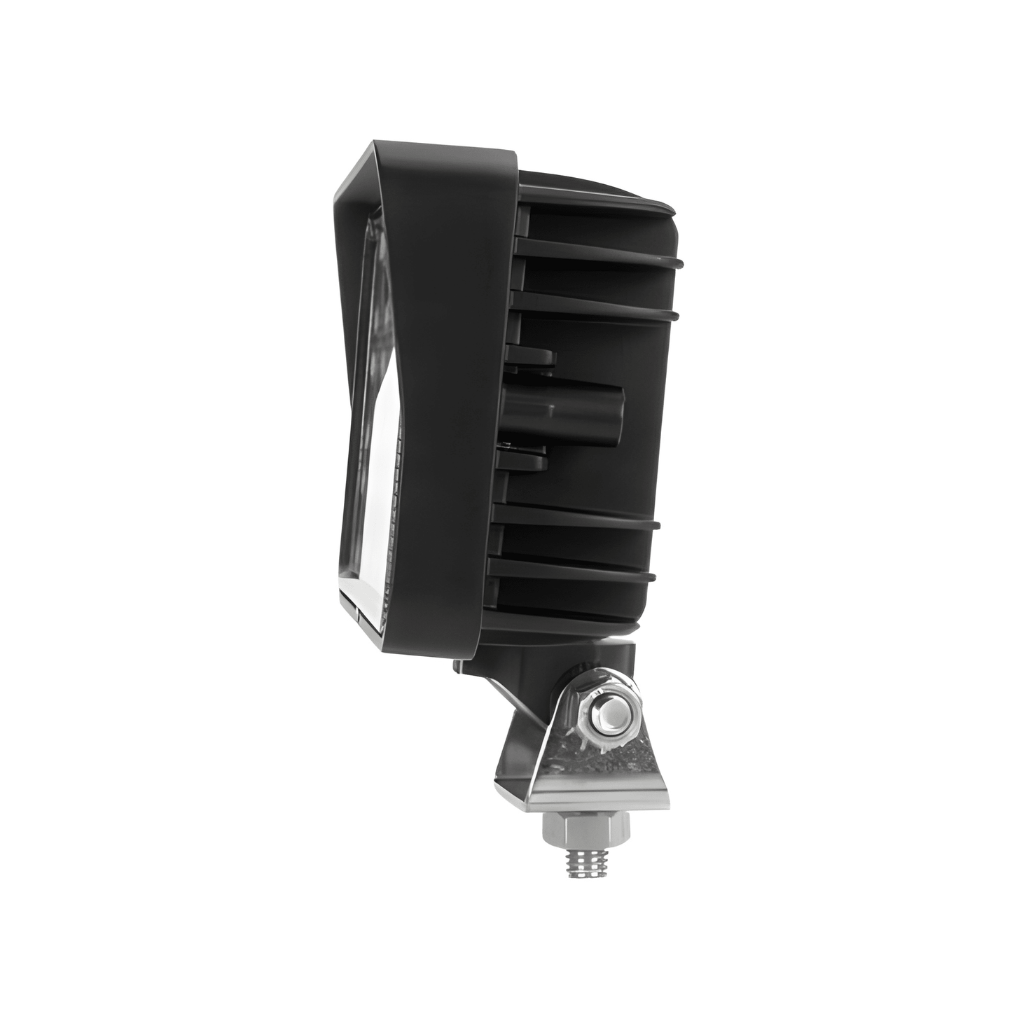 Black off-road light on a white background