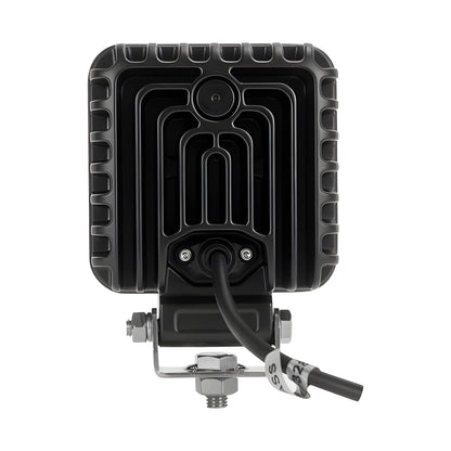 rear view of 64 Watt LED Square Flood Beam 6400 Lumens 12V 24V Dual Mount IP68 LED Global LG960