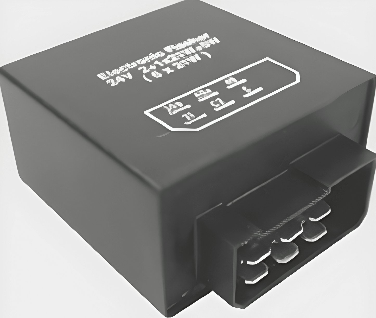 6 Pin Flasher Unit Relay 140W Commercial Lorry 24V Indicator Hazard Towing Current Care 01-034 on a white background
