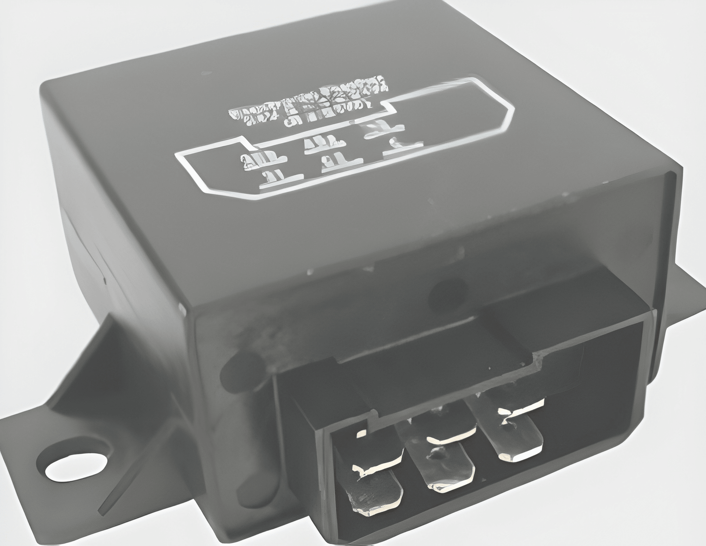 6 pin flasher relay unit 24v on a white background