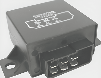 6 pin flasher relay unit 24v on a white background