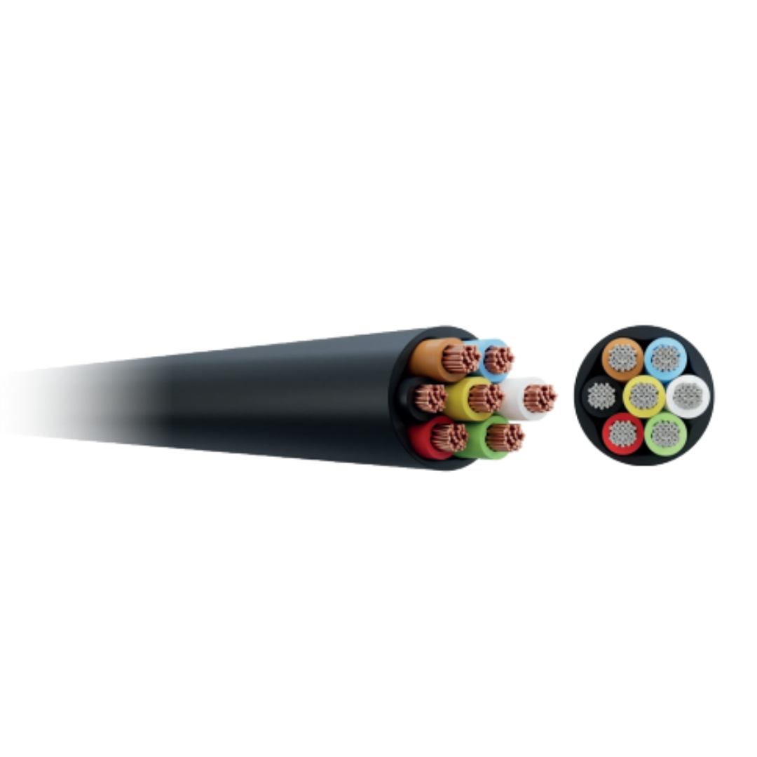 30M Reel 7 Core Cable 6+1 PVC 12V 24V 8.75a x 17.5a Replaces Automarine 999.30