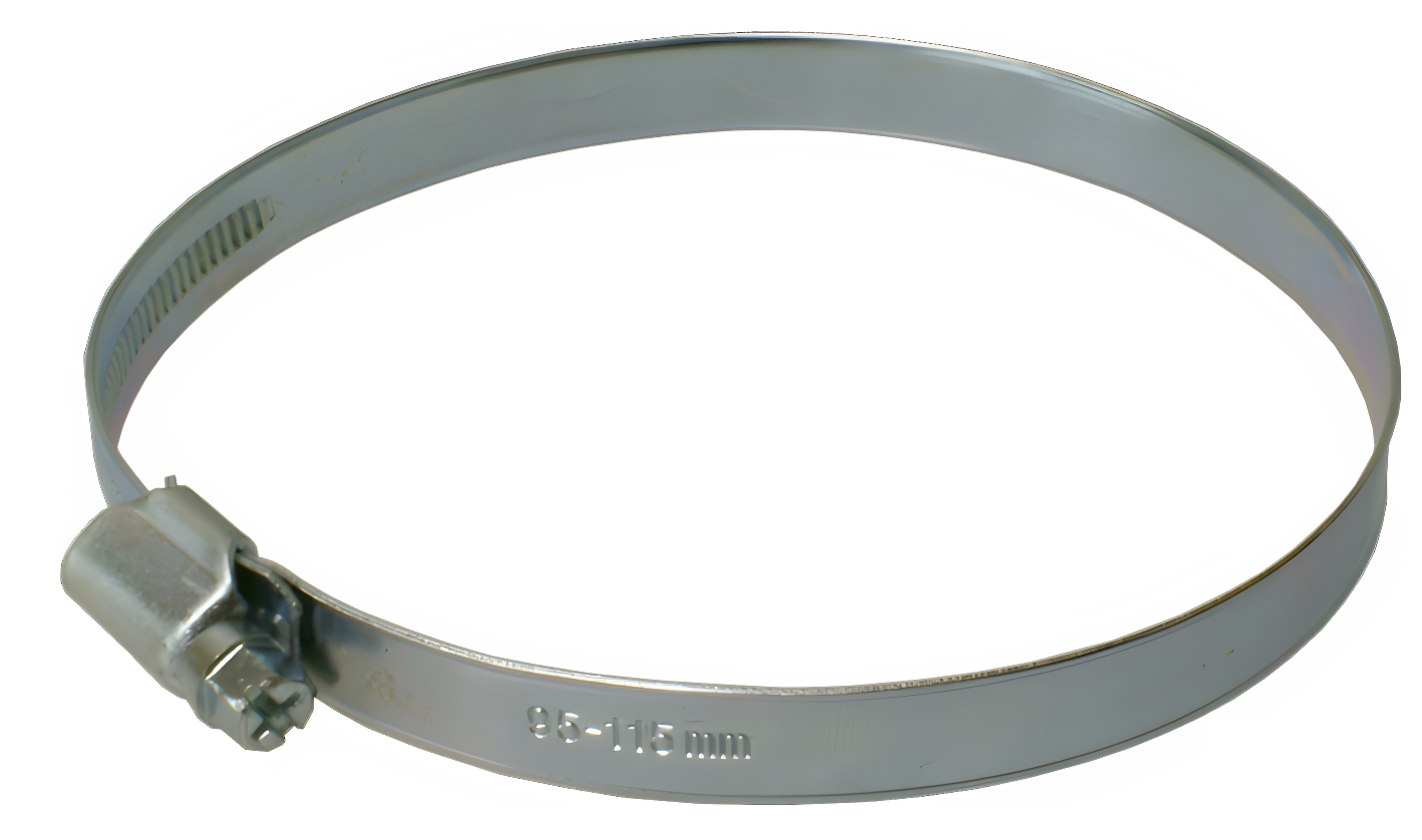 1x 90-115mm Hose Clip - Worm Drive, Zinc Plated CurrentCare 05-MSE