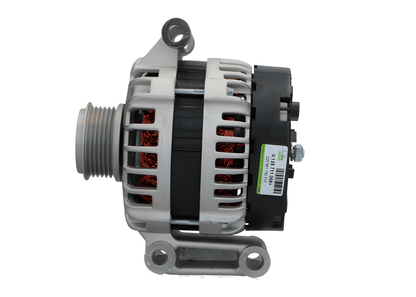 Car alternator side view on a white background ALT10745