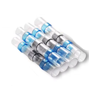 100X Blue Heat Shrink Straight Solder Crimp Connectors Waterproof Butt Terminals 16-14 AWG MURE SCCBx100