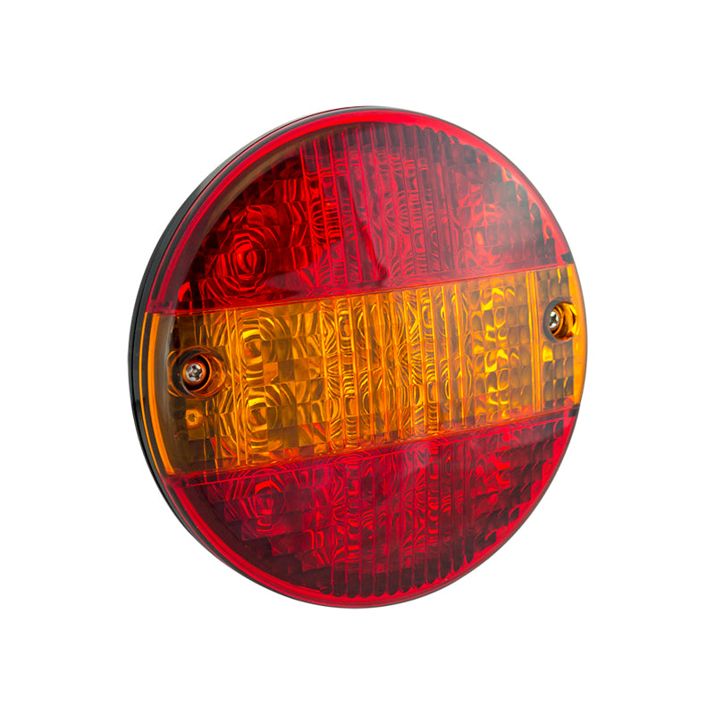 12V to 24V LED AUTOLAMPS Slimline REAR COMBINATION LIGHT Hamburger Style STOP TAIL INDICATOR TRAILER Shallow Base HB140STIM