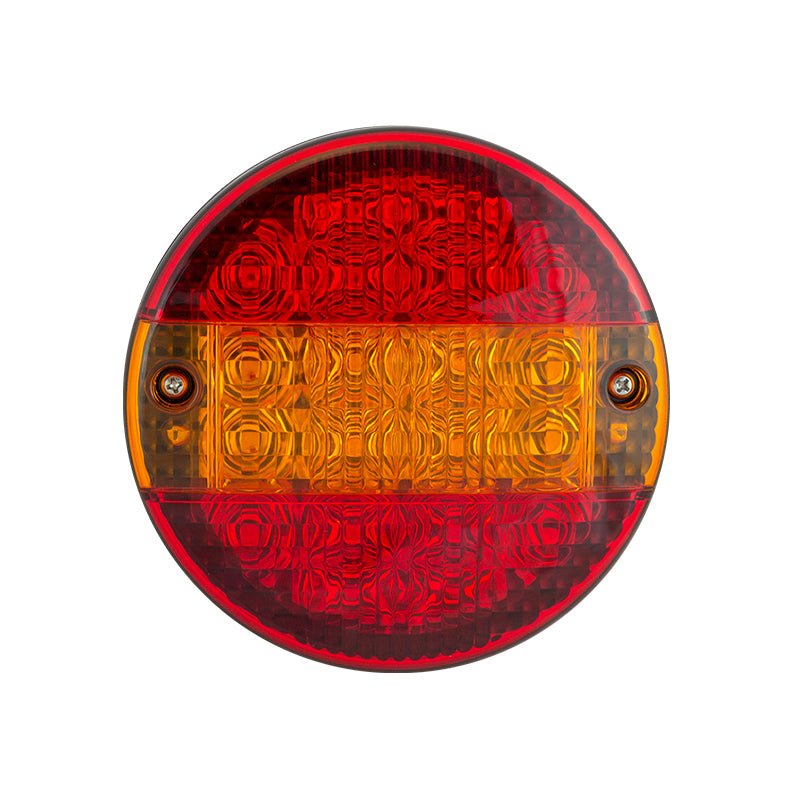 12V to 24V LED AUTOLAMPS REAR COMBINATION LIGHT Hamburger Style STOP TAIL INDICATOR TRAILER LED AUTOLAMPS Deep Base HBL140STIM