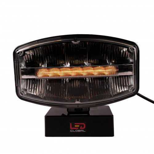 80 Watt Jumbo LED Driving Spot Light with 2 Colour Options Position Light IP68 ECE White or Amber LED Global LG888
