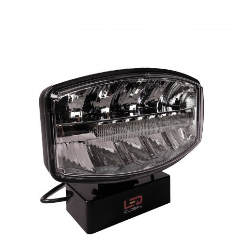80 Watt Jumbo LED Driving Spot Light with 2 Colour Options Position Light IP68 ECE White or Amber LED Global LG888