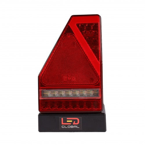 9-33v LED Triangle Shaped Tail Lamp, Stop, Tail, Indicator, Fog, Reverse, Reflector LED GLOBAL LG570 LH