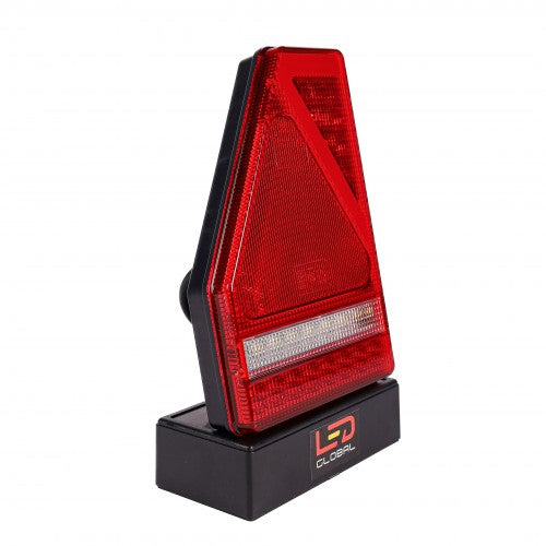 9-33v LED Triangle Shaped Tail Lamp, Stop, Tail, Indicator, Fog, Reverse, Reflector LED GLOBAL LG570 LH