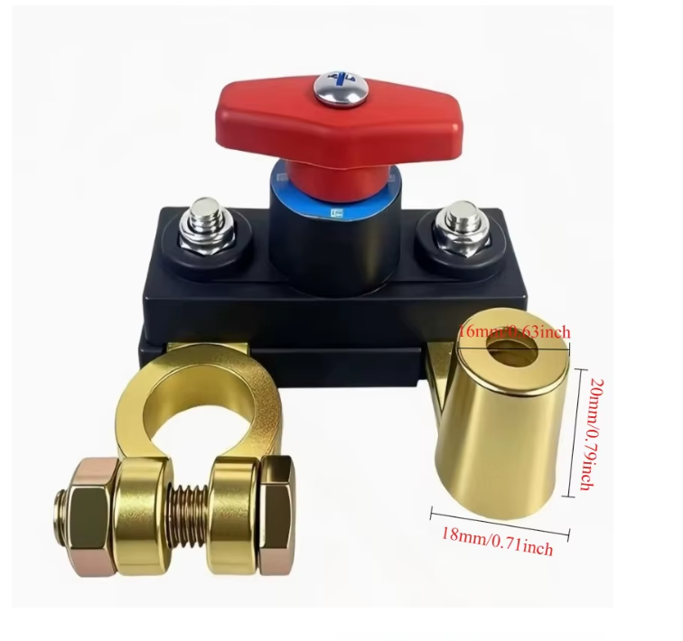 12V 24V Battery Master Disconnect Switch Positive Terminal Cut Off MURE K592TP