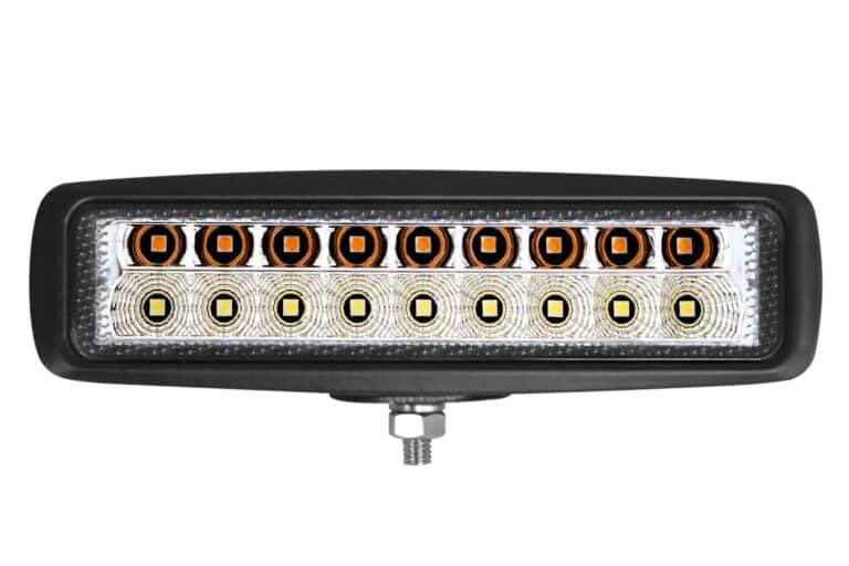 10 to 30 Volt LED Work Light With Amber Warning Srobe Guardian Automotive LB11