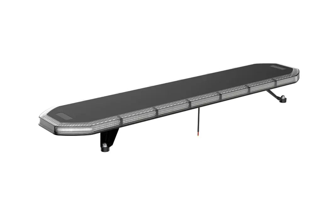 Slimline Led Clear Lens Black Top Apex Amber Strobe Flashing Recovery LightBar 1200mm Roof Bar Daltec D-LIG-00070