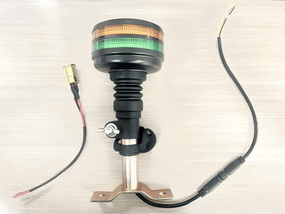 Beacon light showing with wiring