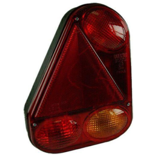 Rear Trailer Lamp Combo Caravan Left Hand 12V 4 + 5 Pin Radex Maypole MP7709BL