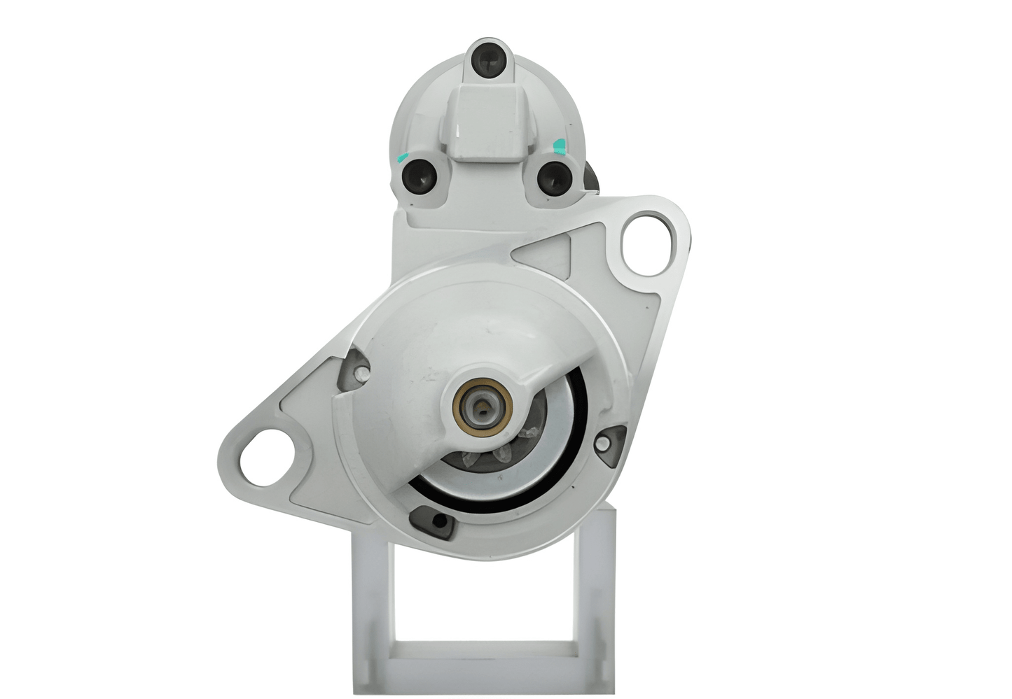 front view of a New 12V 1.1KW Starter Motor 9 Teeth Fits Perkins, JCB, Ford, Volvo 110552  STR23007