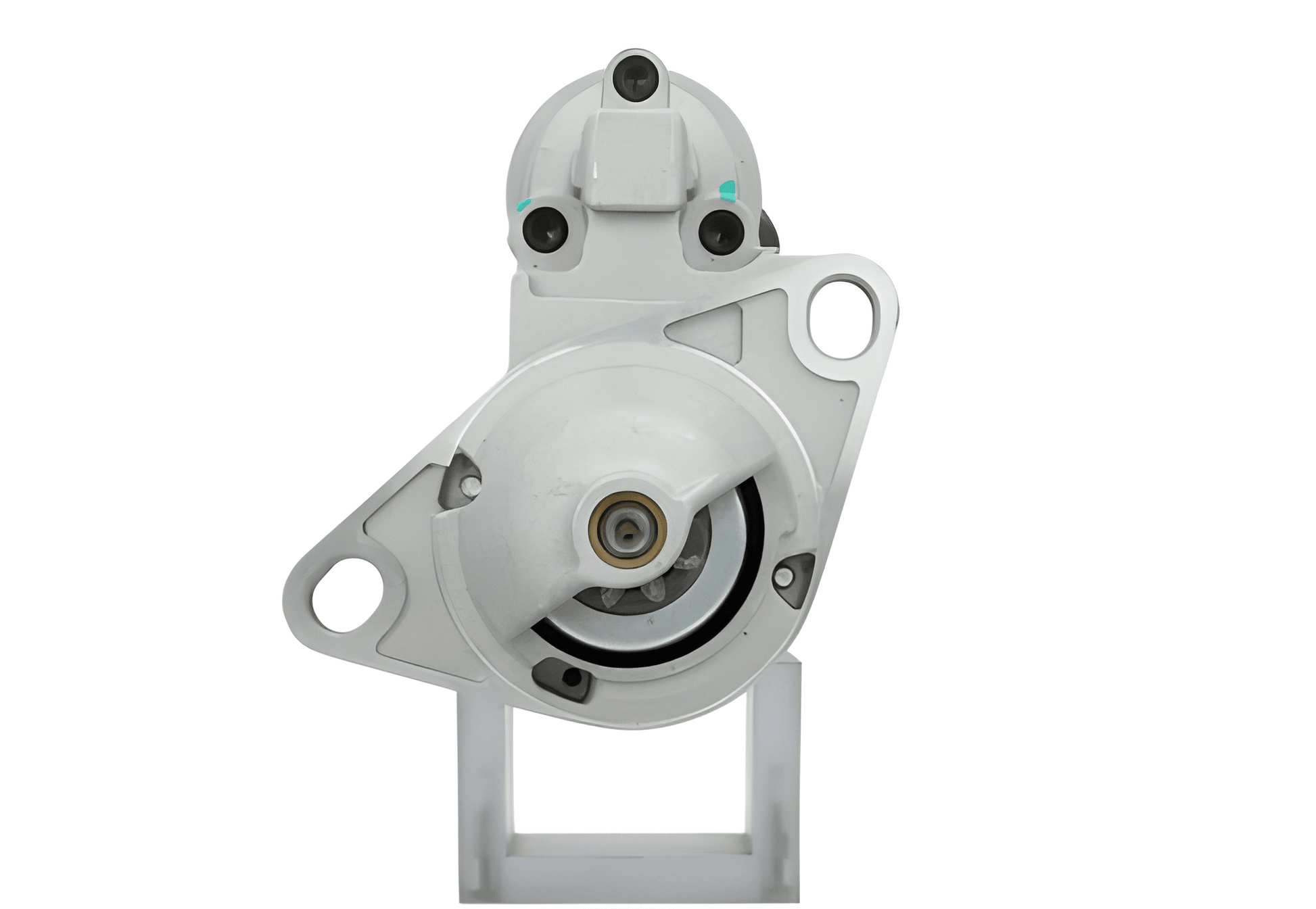 front view of a New 12V 1.1KW Starter Motor 9 Teeth Fits Perkins, JCB, Ford, Volvo 110552  STR23007