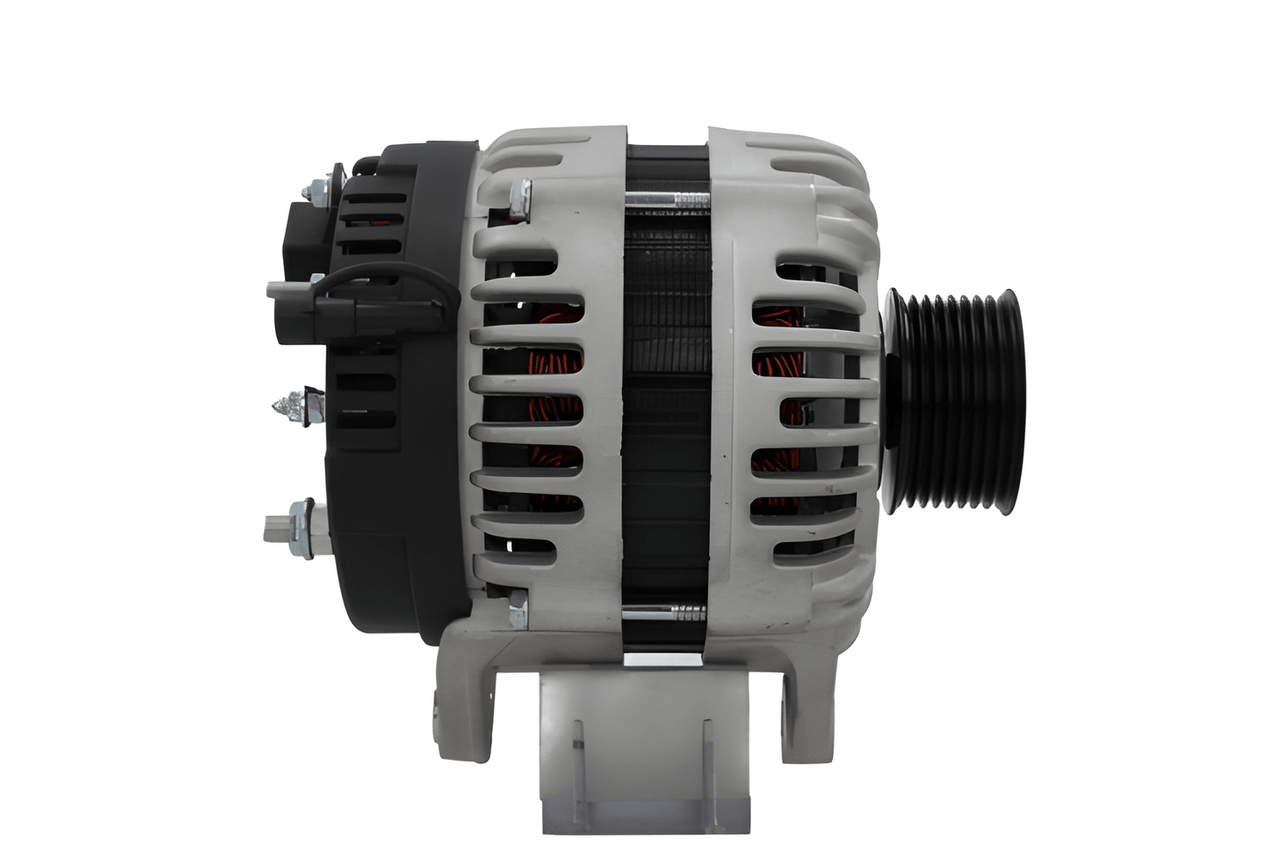 side view of New Alternator 12v Fits New Holland, Case 150AMP ALT20756