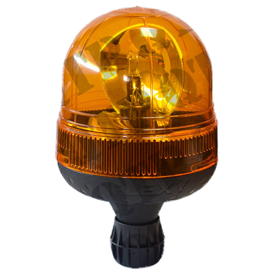 Rotating Amber Recovery Beacon Flasher Bulb Type Din Pole Mount 12V QTP53855