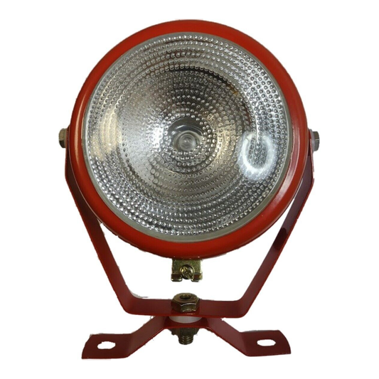 Red Tractor Plough Light With Switch & Handle Would Suit Massey 12V QTP886998