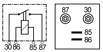 4 Pin Micro Relay High Performance Switch 24V Manufacturer MAHLE Cargo 160721
