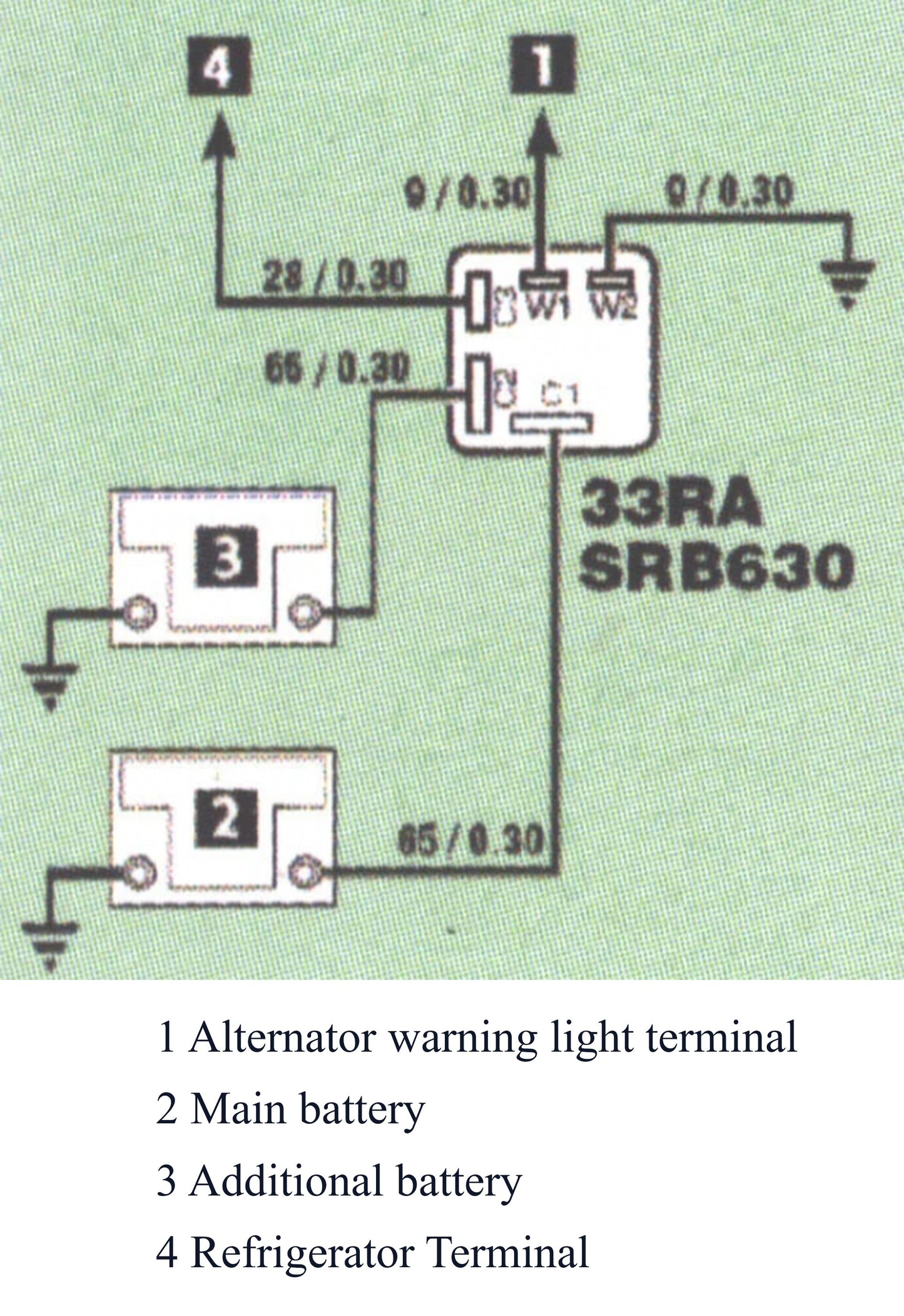 5 Pin Split Charge Relay Lucas Type Srb630 12V 60A 33Ra  Rly1046 CCL 02-040