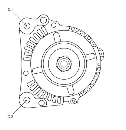 New Alternator 12v 90AMP Fits: Ford, Volvo, Mitsubishi etc. ALT10227