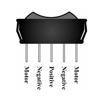 12V Electric Window Rocker Switch Rectangle 20A Robinson K697
