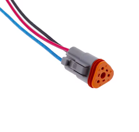 Deutsch 3 Way Plug Dt Series Female Connector With 15cm Wire Harness DT06-3S-WL