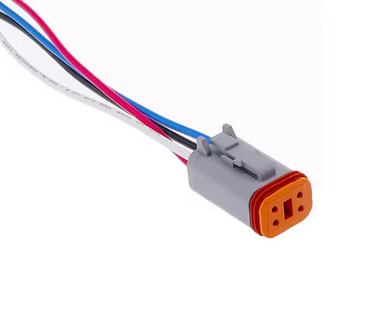 Deutsch 4 Way Plug Dt Series Female Connector With 15cm Wire Harness DT06-4S-WL