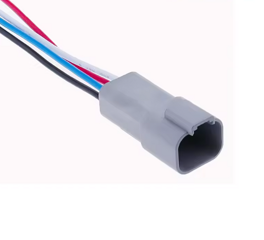 Deutsch 4 Way Plug Dt Series Male Connector With 15cm Wire Harness DT04-4P-WL