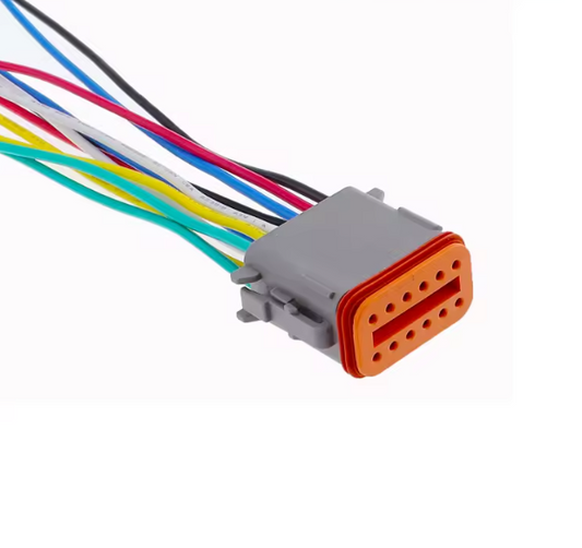 Deutsch 12 Way Plug Dt Series Female Connector With 15cm Wire Harness DT06-12S-WL