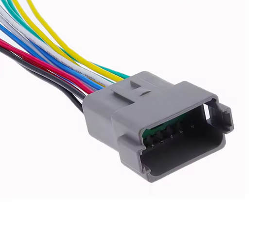 Deutsch 12 Way Plug Dt Series Male Connector With 15cm Wire Harness DT04-12P-WL