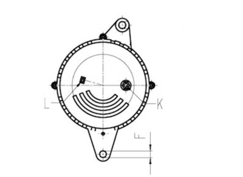 New Alternator 12v Fits Yanmar, Kubota, John Deere Gator 2 Pin 40AMP 110620 / ALT30004