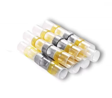 50X Yellow Heat Shrink Straight Solder Crimp Connectors Waterproof Butt Terminals 12-10 AWG MURE SCCYx50