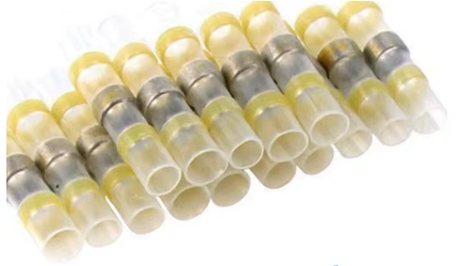 50X Yellow Heat Shrink Straight Solder Crimp Connectors Waterproof Butt Terminals 12-10 AWG MURE SCCYx50