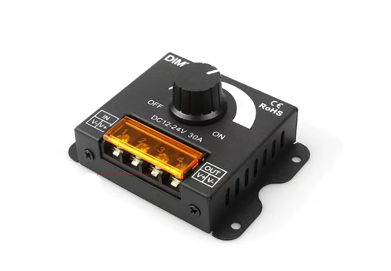 12V 24V DC 30A Heavy Duty Manual LED Light Dimmer Switch PWM Controller MURE LEDDIM