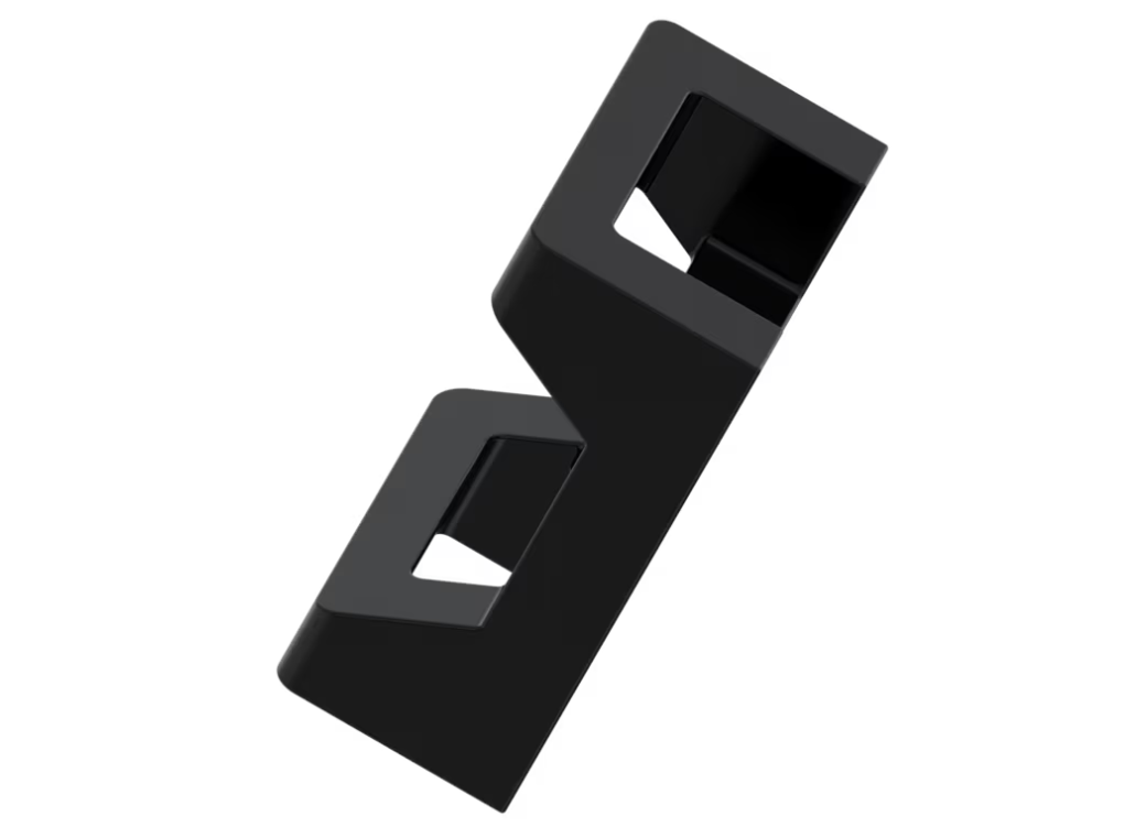 100x Cable Tie Saddle Mounts, Black or White (22.3 x 16.0mm), Screw Mount, Nylon 6.6, RoHS Compliant CTIE CSM3BL